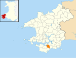 2024 Wales Pembrokeshire Community Pembroke map